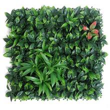 Plantas verdes artificiais para parede, grama tropical, plantas para jardim, decoração para parede, áreas externas, plantas tropicais 2024 - compre barato