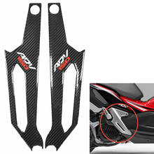 For Honda ADV150 adv 150 3D carbon fiber Sticker Protector 3M Decal Reflective font FootPedal Cover Stickers 2024 - buy cheap