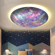 Lámpara de techo LED con diseño de Planeta de dibujos animados para niño y niña, moderna, creativa, para habitación de niños, envío gratis 2024 - compra barato