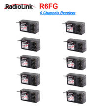 Receptor Radiolink R6FG 6CH 2,4G con giroscopio integrado y Servo HV compatible para RC4GS/RC6GS/RC4G/T8FB, 10 Uds. 2024 - compra barato