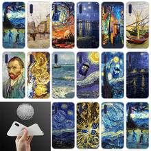 Capa de Silicone Médico que van gogh Arte Para Xiao mi mi 9 se 8 lite 6X 5X a1 a2 f1 mi x 2 s Max 3 Telefone redmi Nota 7 pro 6 5 ir casos 2024 - compre barato