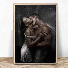 Алмазная вышивка «душ» для пар, картина из квадратных страз, мозаика из страз для влюбленных, домашний декор 2024 - купить недорого