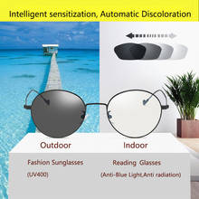 Óculos de computador de filtro unissex para bloquear uv anti luz azul olho ocular transição photochromic gaming glasses 2024 - compre barato