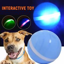 Hot Sale Explosive Pet Jumping Ball USB Electric Pet LED Rolling Flash Ball Funny Toy Home Pet Dog Cat Toys Waterproof 2024 - buy cheap