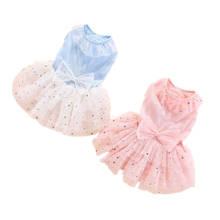 Pet Clothing Summer Dog Dress Tutu Princess Skirt Pomeranian Poodle Bichon Frise Schnauzer Dog Clothes Wedding Apprel Dropship 2024 - buy cheap