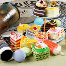 1Pcs Macaron реквизит для фотосъемки Artificial Kitchen Home Decoration Accessories Fake Cake Model artificial Food For Display 2024 - buy cheap