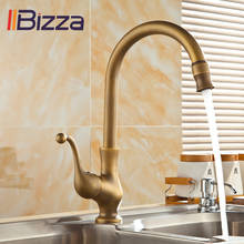 Bathroom Faucet Antique Brass Water Tap Kitchen Single Hole Handle Swivel 360 Design Mixer Bronze Basin Sink Taps Home Improveme 2024 - buy cheap