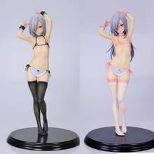 Figura Sexy de Anime q-six, traje de baño de Akeiro Kaikitan, pelo largo y pelo corto, figuras de acción de PVC, modelo de colección, Juguetes 2024 - compra barato