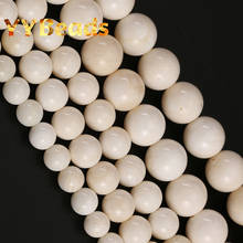 High Quality Real Natural White Ivory Shell Pearl Beads Round Loose Spacer Charm Beads For Jewelry Making DIY Bracelets 6-12mm 2024 - buy cheap