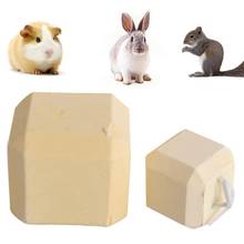 Pet Hamster Rat Rabbit Grinding Mineral Stone Chew  Cube Toy Three-dimensional Shape Small Animal Molars For Small Animals 2024 - buy cheap