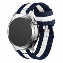 20mm 22mm Nylon Sport Loop for Samsung Gear S2 S3 Galaxy Watch 42mm 46mm Stripe Strap Correa for Huami Amazfit Huawei Watch 2 gt 2024 - buy cheap