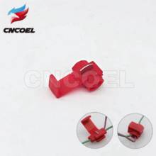20Pcs Lock Wire Electrical Cable Connector Red Blue Insulated Quick Splice Terminals Crimp For Car Electrical Crimp Cable Snap 2024 - buy cheap