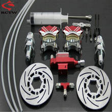 Sistema de freno hidráulico de rueda delantera de pistón CNC de aleación para coche de carreras Hpi Rofun Rovan KM Baja 5b SS 5T 5SC RC, piezas de Juguetes 2024 - compra barato