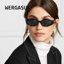WERGASUN 2020 Sun Glasses Luxury Brand Travel Small Rectangle Sunglasses Men Women Vintage Retro Oculos Lunette De Soleil Femme 2024 - buy cheap