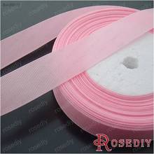 Cinta de poliéster rosa, accesorios para joyería, rollo de 22 metros (JM4644), 10mm, 13mm, 15mm, 20mm, 25mm, 40mm, 50mm, venta al por mayor 2024 - compra barato