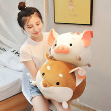 New Kawaii Forest Animals Stuffed Plush Dolls Dinosaur Pig Elephant Shiba Inud Dog Plush Toys Soft Fat Pillow Cushion Kids Gift 2024 - buy cheap