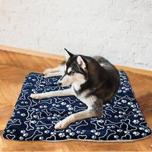 HobbyLane S/M/L/XL Flannel Pet Mat Washable Printinng Dog Mat Warm Pet Blanket Cushion Mat Sleeping Mat For Pets Gog Cat 2024 - buy cheap