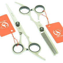 6.0 scissors pet tesoura de aço inoxidável cão grooming tesouras de corte de cabelo gato desbaste tesora animal beleza clippers a0043a 2024 - compre barato