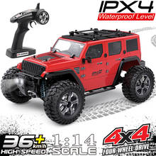 Remote Control Car 2.4G 4WD Full-Scale High Speed 1/14 RC Rock Crawler Off-road Monster Climbing Car Kids Toys 36km/h 2024 - buy cheap