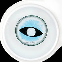 Цветные контактные линзы для глаз, аниме, косплей, цветные линзы ed, синие, зеленые, многоцветные линзы ed, контактные линзы, красота, макияж 2022 - купить недорого