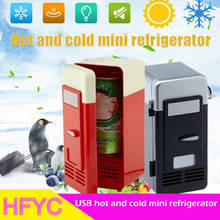 USB Mini Car Refrigerator Multi-Function Home Travel Vehicular Fridge Dual-Use Box Cooler Warmer Refrigerator for Car Dropship 2024 - buy cheap