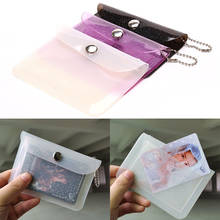 Waterproof Transparent PVC Women Card Case Business Card Holder Girls Flash Powder Credit Card Bag ID Card Mini Wallet 2024 - buy cheap