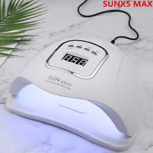 SUNX5 макс 80 Вт Светодиодная лампа для сушки ногтей 45 светодиодный s УФ лед лампа для сушки Гель-лак 10/30/60/99s таймер автоматического Сенсор маникюрных инструментов 2024 - купить недорого