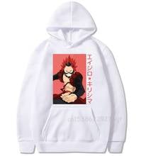 Anime japonês meu herói academia hoodies inverno japão eijiro kirishima sweatshirts marca streetwear manga longa 2024 - compre barato