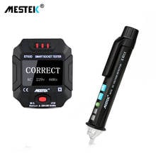 Non-contact AC Voltage Detector Tester Meter 12V-1000v Pen Style Electric Indicator EU Plug Socket Tester Polarity Phase Check 2024 - buy cheap