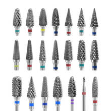Tungsten Carbide Milling Cutter Burrs Nail Drill Bits Machine Nail Cutter Nail File Manicure For Machine Nail Art Accessories 2024 - buy cheap