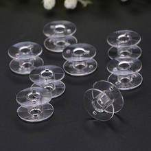 25pcs Mini Transparent Clear Plastic Empty Bobbins Spools For Sewing Machine Accessories Tools 2024 - buy cheap