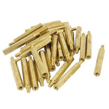 GTBL 30Pcs M3 3mm Male Female Brass PCB Spacer Hex Stand-Off Pillar 30mm 2024 - buy cheap