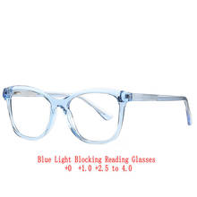 Gafas de lectura de diseñador de marca para hombre y mujer, lentes de lectura con bloqueo de luz azul para ordenador, presbicia + 0 0,5 0,75 1,25 1,75 NX 2024 - compra barato