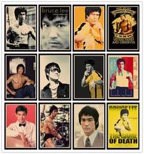 Perfect JL-pegatinas de pared de cartel de Bruce Lee, impresiones de póster Vintage de alta calidad para Bar y decoración del hogar, LXLHB01 2024 - compra barato
