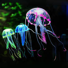 2/5 шт. аквариум со светодиодной подсветкой искусственных медуз аквариума подводный световой орнамент Декорации для ландшафтного дизайна, аксессуары 2024 - купить недорого