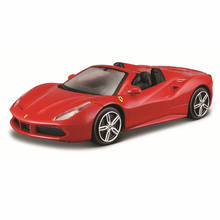 Bburago 1:43 Scale Ferrari 488 SPIDER Alloy Luxury Vehicle Diecast Pull Back Cars Model Toy Collection Gift 2024 - buy cheap