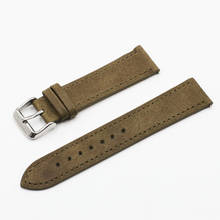 Onthelevel Genuine Leather Watch Strap 18 19 20 22 24mm Black Brown Watchband for Tissot Seiko Accessories Wristband  #F 2024 - buy cheap