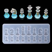 International Chess Shape Silicone Mold DIY Clay Epoxy Resin Mold Pendant Molds 2024 - buy cheap