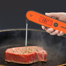 Termómetro Digital para carne de lectura instantánea, dispositivo resistente al agua, con sonda plegable para freír, barbacoa, para interiores y exteriores, IHT-1P 2024 - compra barato