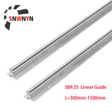 2PCS SBR25 Linear Rail 25mm Length 300 400 500 600 800 1000 1200 1500mm Fully Supported Linear Guide Rail Shaft Rod For CNC Part 2024 - buy cheap