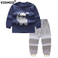 VIDMID Baby boys Clothing sets Long Sleeve t-shirts boys Clothes Sets casual cotton Kids Clothes for boys children's sets 4051 2024 - buy cheap