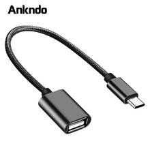 ANKNDO-Cable adaptador USB tipo C a USB, convertidor para Xiaomi, Samsung, conector tipo C, teléfono Android, MacBook, ratón, Gamepad, tableta 2024 - compra barato