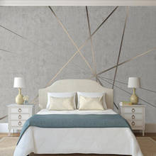 Milofi custom 3D wallpaper mural modern minimalist geometric concrete background wall living room bedroom decoration painting wa 2024 - buy cheap