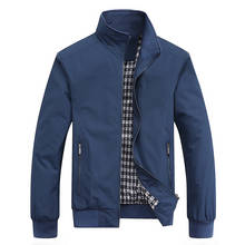2023 Spring Autumn Casual Solid Fashion Slim Bomber Jacket Men Overcoat New Arrival Baseball Jackets Men's Jacket M-6XL 8XL Top 2024 - buy cheap