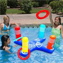 Надувной воздушный матрас для детей и взрослых, для игры в бассейн с крестиком, для летнего пляжа, вечерние игрушки 2024 - купить недорого