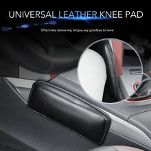Car Seat Thigh Support Pillow Soft Leather Leg Cushion Knee Pad Universal Interior Accessories 2024 - buy cheap