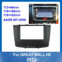Reproductor de Audio y DVD para coche, Kit de instalación de marco, 2DIN, Fascia, para Great Wall H6 2013 2024 - compra barato