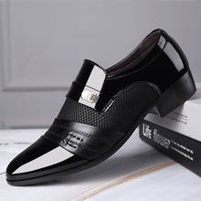 2021 Fashion Slip On Men Dress Shoes Men Oxfords Fashion Business Dress Men Shoes 2020 New Classic Leather Men'S Suits Shoes 2024 - buy cheap