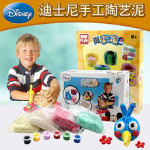Cartoon Mickey Minnie Student  DIY Modeling Clay disney Children's burnt-free soft clay Slime Painted pottery Education toy 2024 - buy cheap