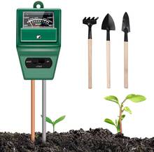 Medidor de humedad del suelo, prueba de plantas 3 en 1, Kits de prueba de suelo, medidor de humedad/luz/pH para jardín, granja, higrómetro de plantación de césped 2024 - compra barato